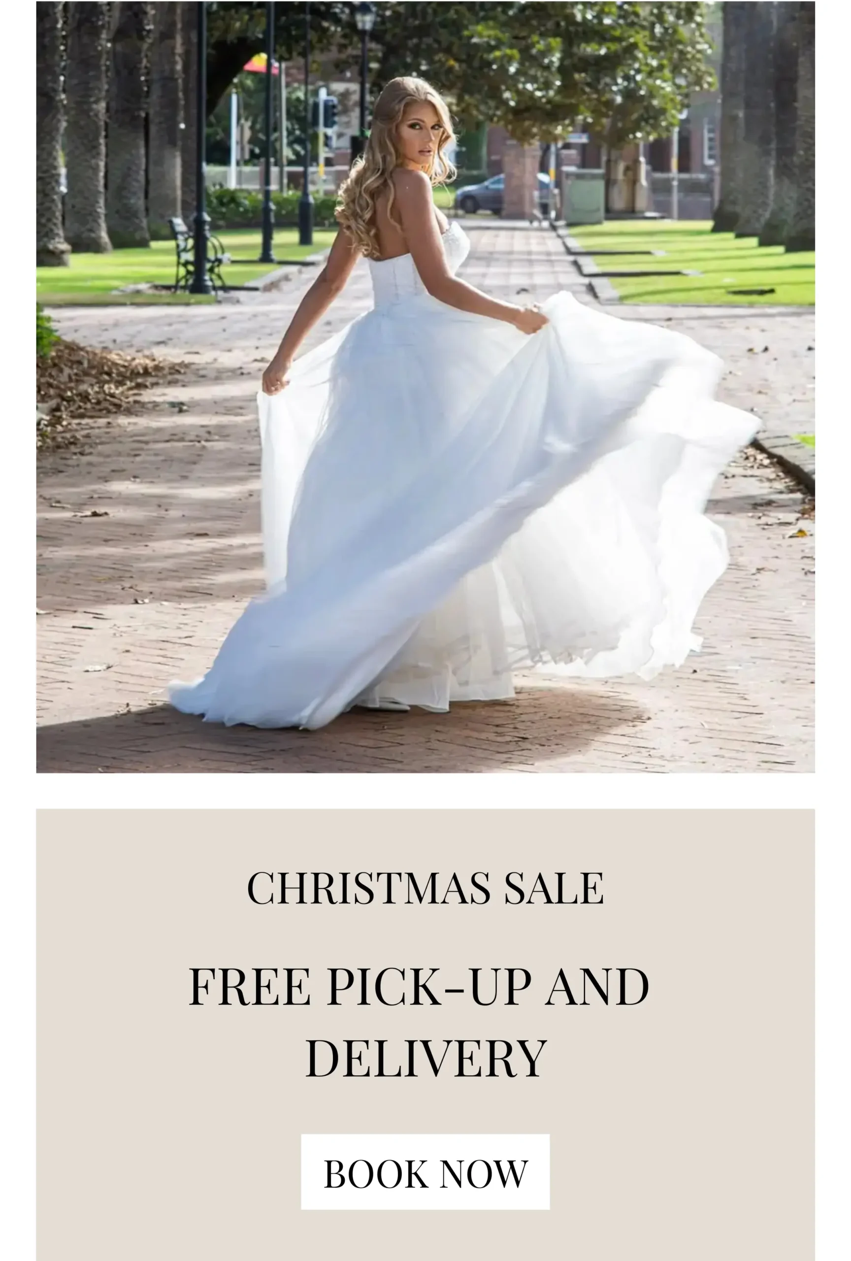 Wedding dress after cleaning mobile